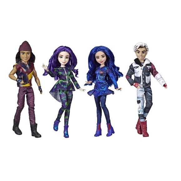 Disney Other - Disney Descendants Isle of the Lost Collection, 4 pack of Dolls